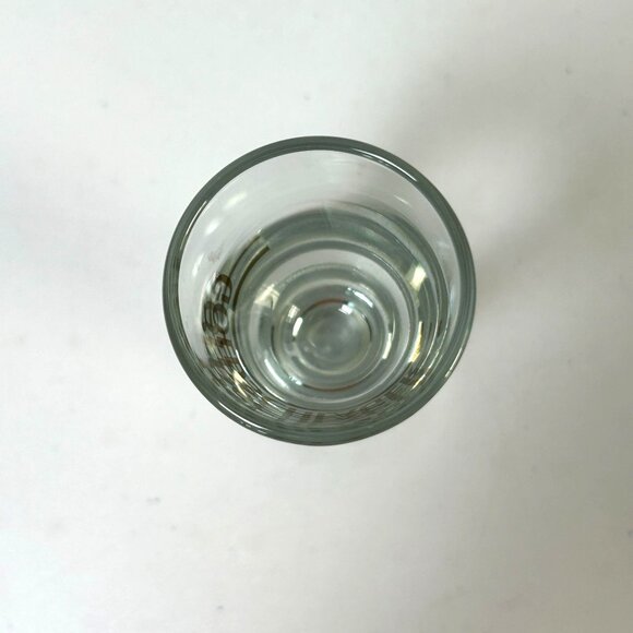 Goldschlager Shot Glass Heavy Curved Bottom Barware Logo - Picture 5 of 8